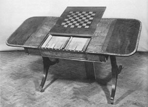 Sheraton mahogany sofa table